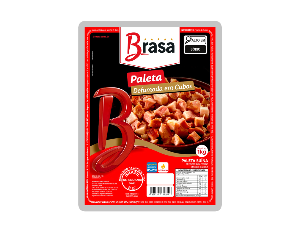 BACON EM CUBOS PALETA BRASA 1 KG (CX 15 PCT)